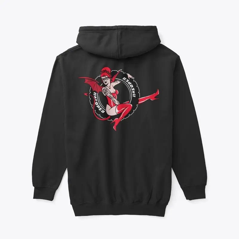 R3dD3vil Pinup Zipper Hoodie